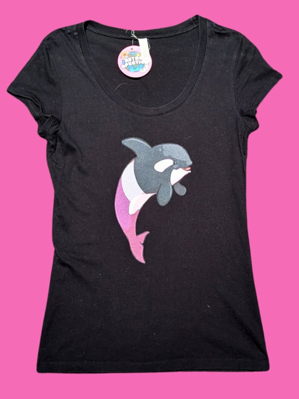 Killer Whale T-Shirt Size S